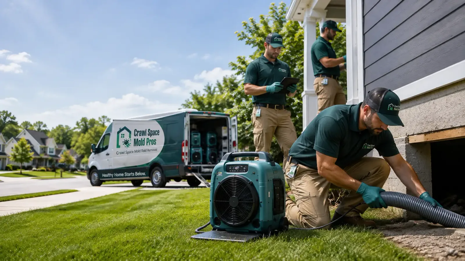 Crawl Space Mold Removal in Ava, IL